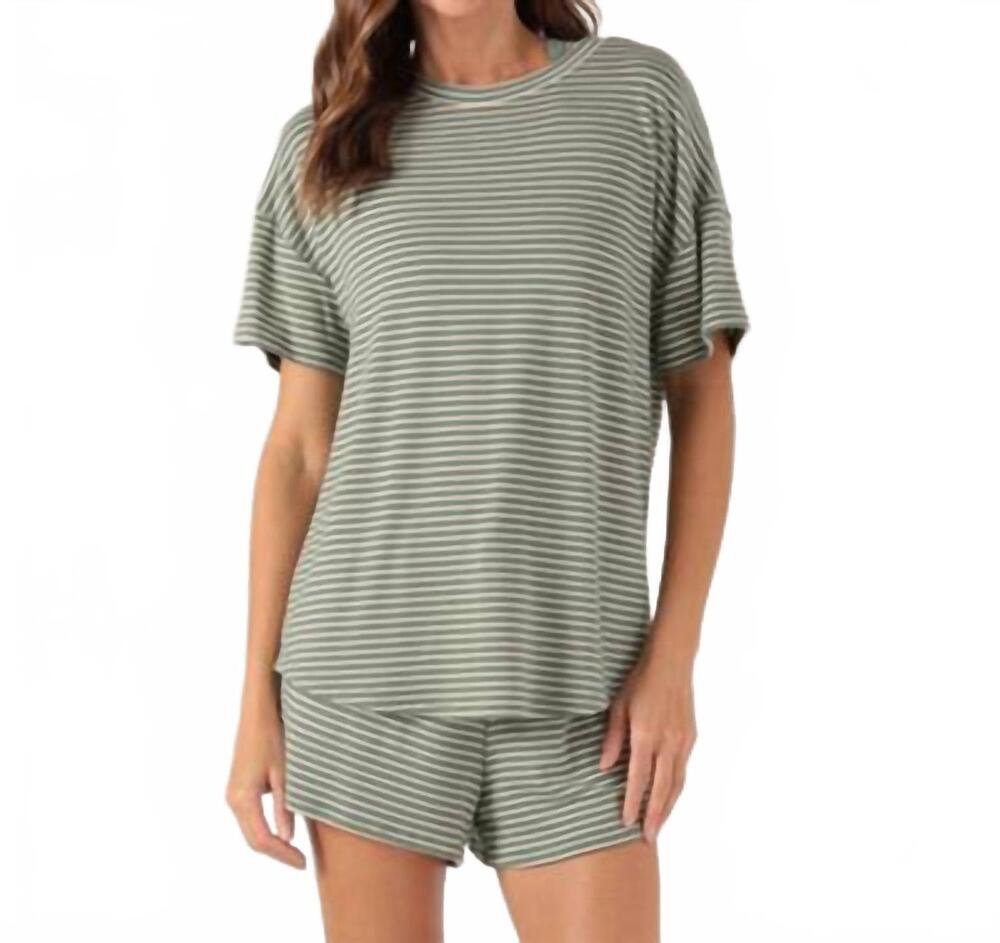 NEW GLYDER lazy haven tee in oatmilk